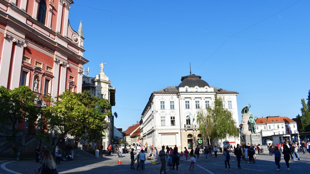 Prešeren Square and Franciscan Church