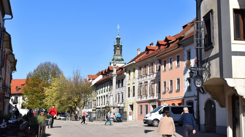 Main Square Škofja Loka, Slovenia