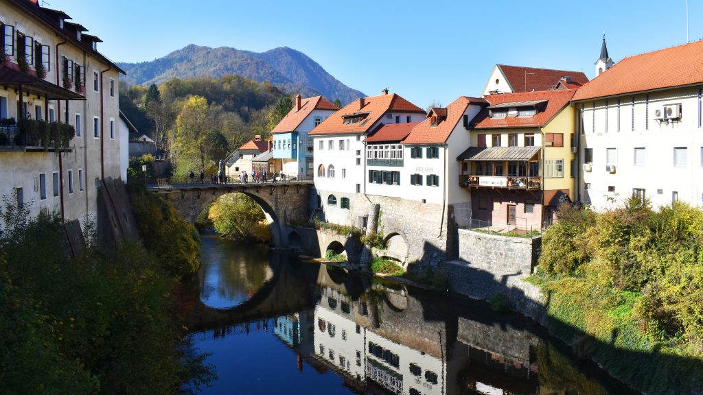 Stone Bridge Škofja Loka, Slovenia