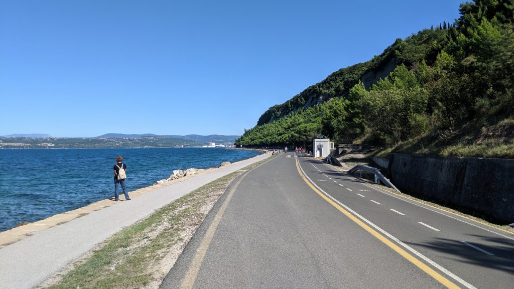 Walk by the sea Koper, Slovenia