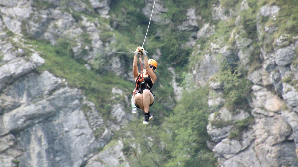 Zipline in Bovec