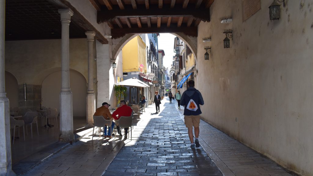 Čevljarska Street Koper, Slovenia