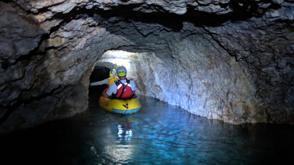 Underground Kayaking in the Mežica Mine